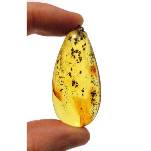 BALTIC Amber Pendant With Inclusion, 100% Real Natural Amber Pendant 9.1gr - Picture 5 of 9